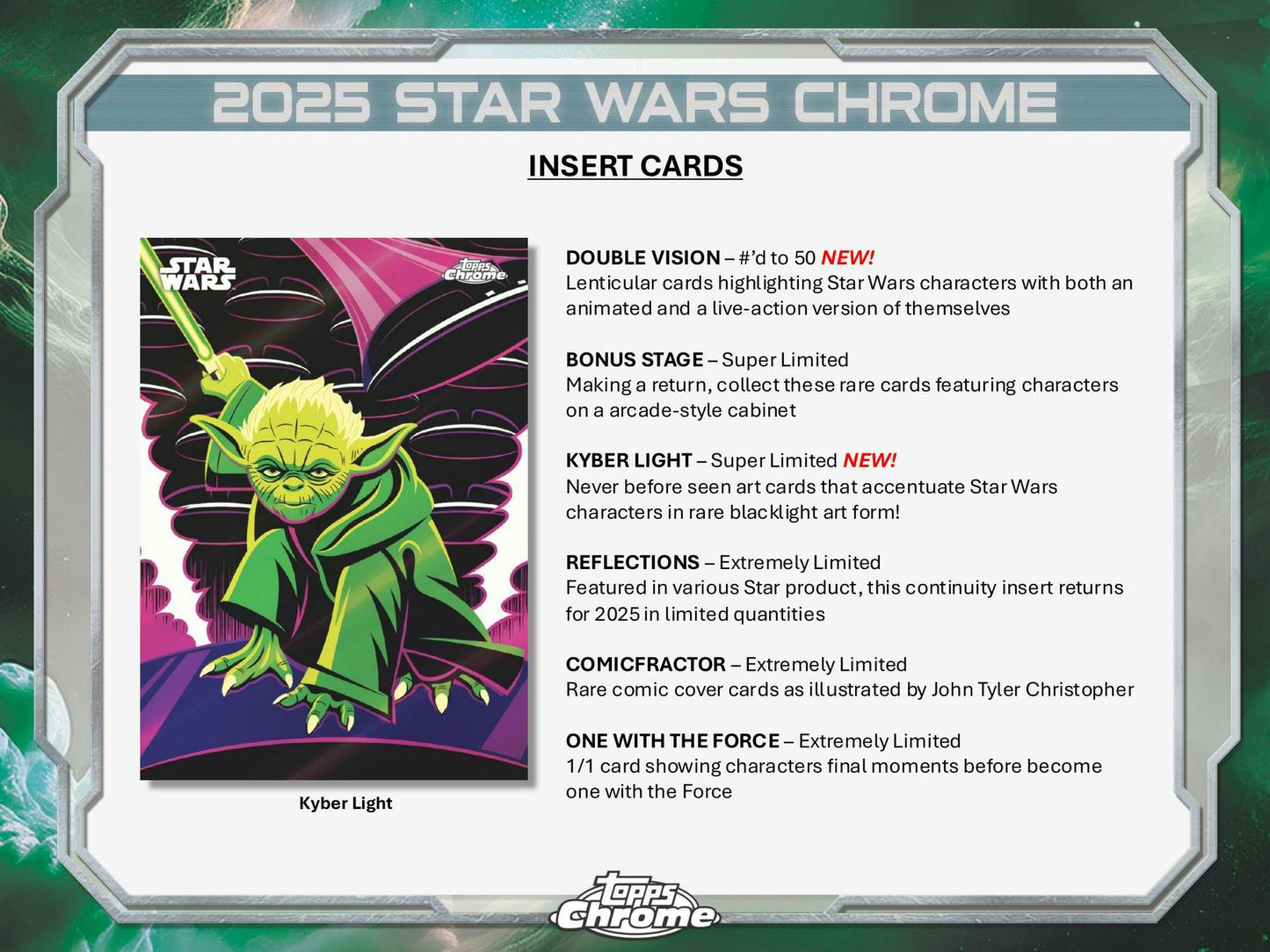 2025 Topps Chrome Star Wars Blaster Value Box 887521136605 at King Card Canada