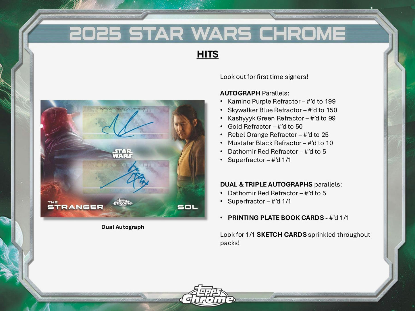 2025 Topps Chrome Star Wars Blaster Value Box 887521136605 at King Card Canada