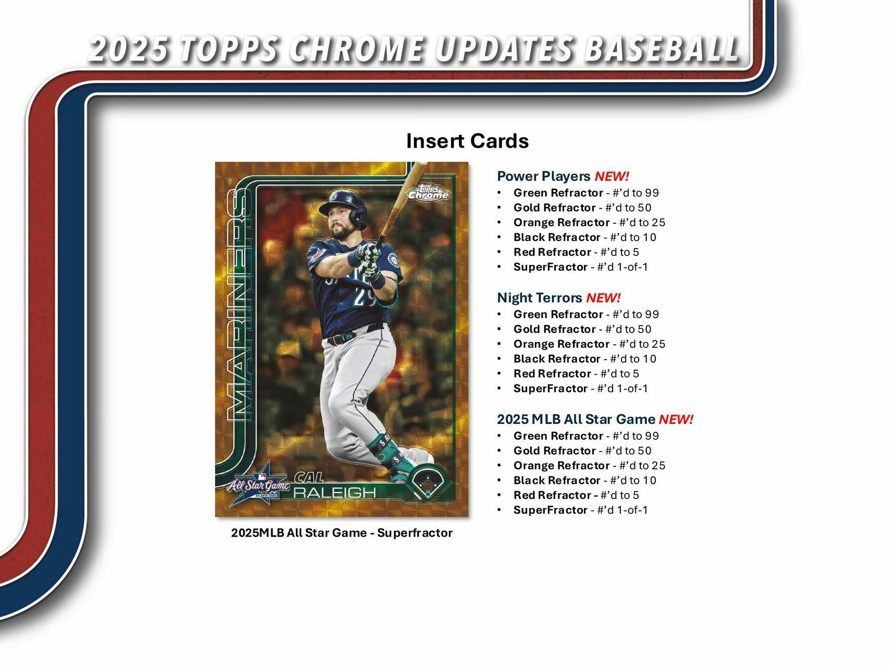 2025 Topps Chrome Update Series Baseball Mega Box 887521145591 at King Card Canada