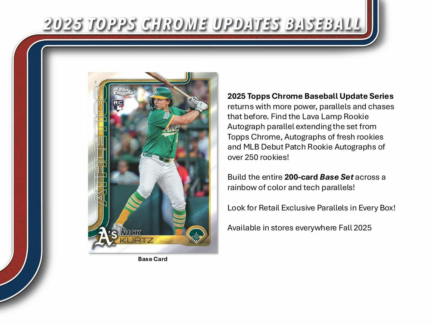 2025 Topps Chrome Update Series Baseball Mega Box 887521145591 at King Card Canada