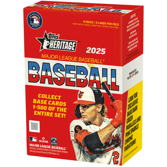 2025 Topps Heritage Baseball Blaster Value Box 887521135523 at King Card Canada