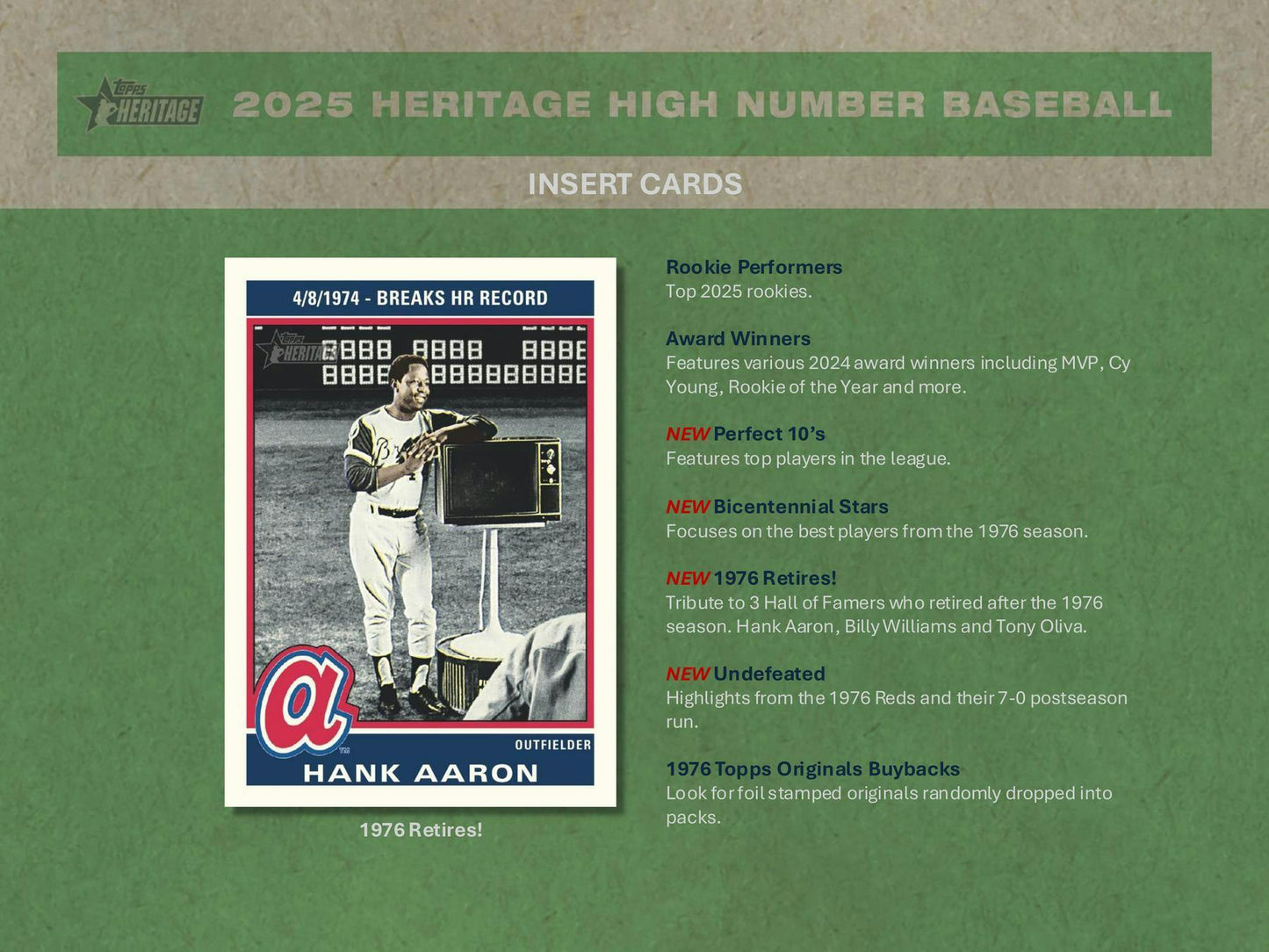 2025 Topps Heritage High Number Baseball Hobby Box 887521150564 at King Card Canada