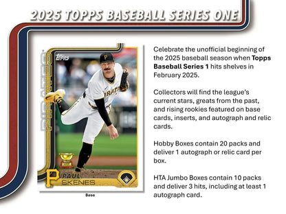 2025 Topps Series 1 Baseball Hobby Box 887521132379 at King Card Canada