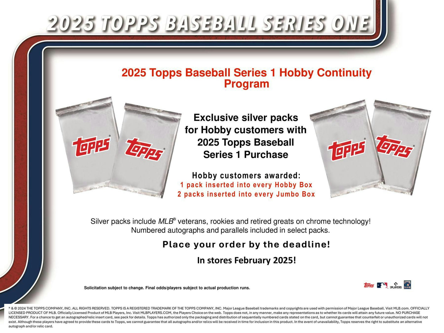 2025 Topps Series 1 Baseball Hobby Box 887521132379 at King Card Canada