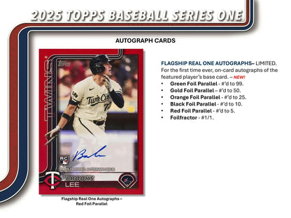 2025 Topps Series 1 Baseball Hobby Box 887521132379 at King Card Canada