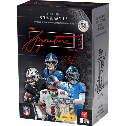 2025 Topps Signature Class Football Blaster Value Box 887521153480 at King Card Canada