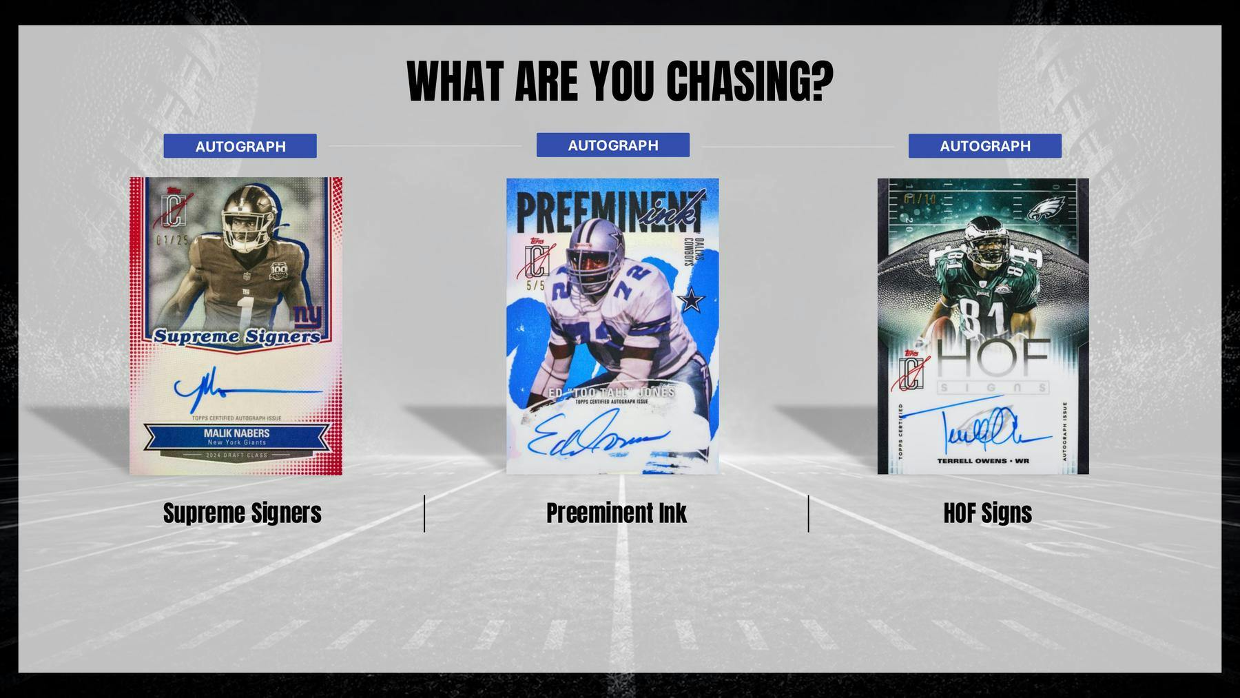 2025 Topps Signature Class Football Mega Box 887521153534 at King Card Canada