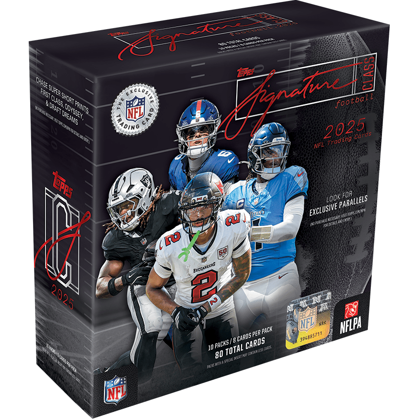 2025 Topps Signature Class Football Mega Box 887521153534 at King Card Canada