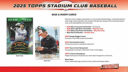 2025 Topps Stadium Club Baseball Blaster Value Box 887521148783 at King Card Canada