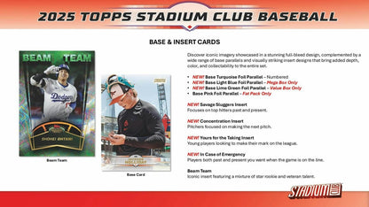 2025 Topps Stadium Club Baseball Mega Box 887521148837 at King Card Canada