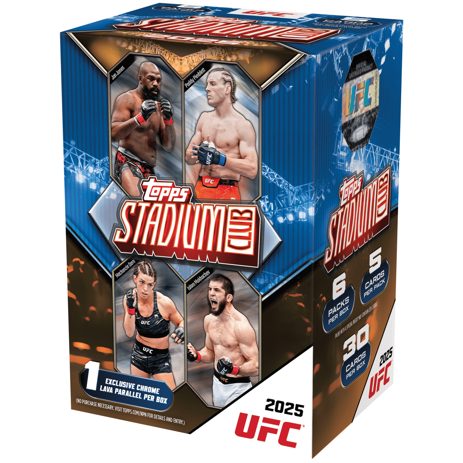 2025 Topps Stadium Club UFC Blaster Value Box 887521148073 at King Card Canada