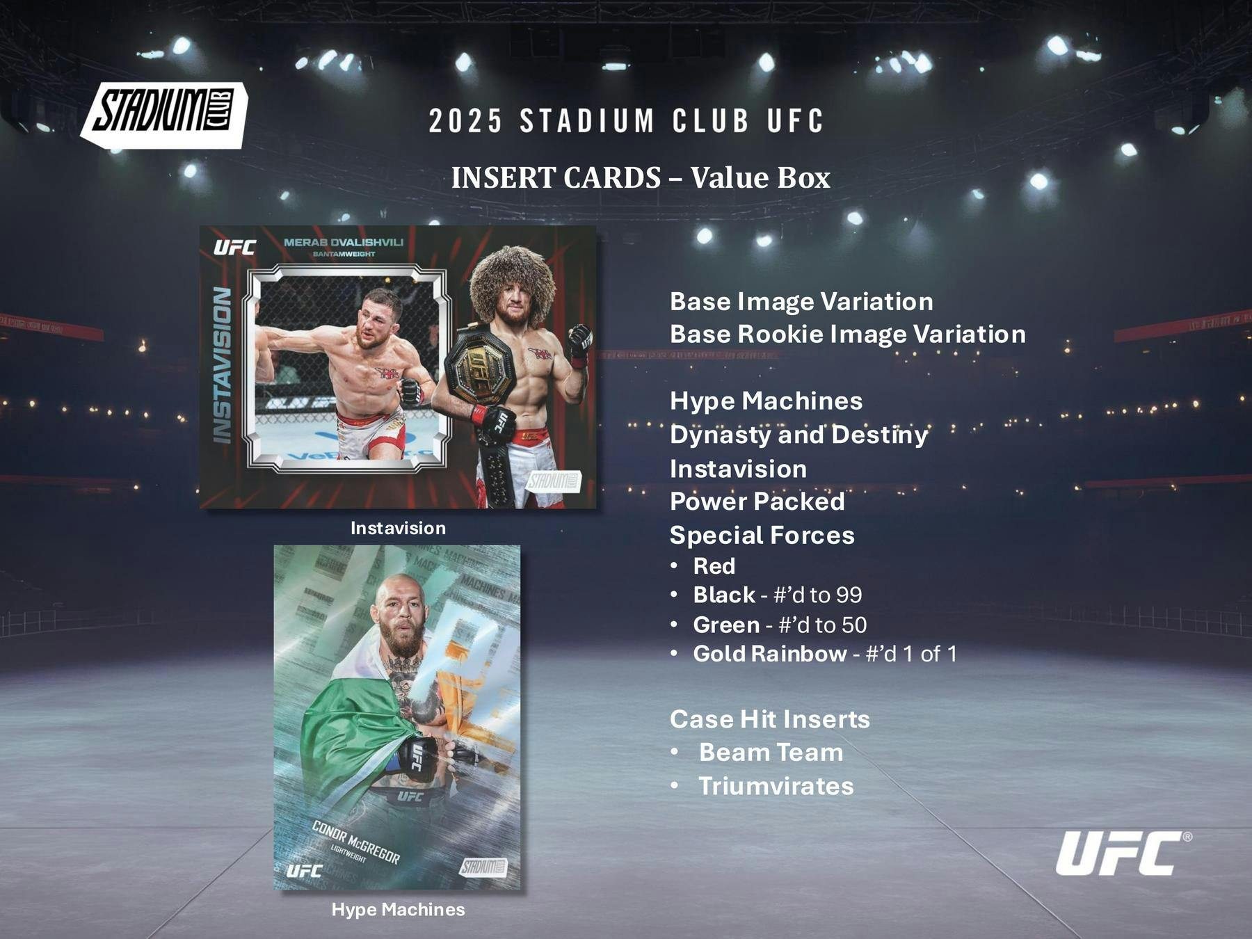 2025 Topps Stadium Club UFC Blaster Value Box 887521148073 at King Card Canada