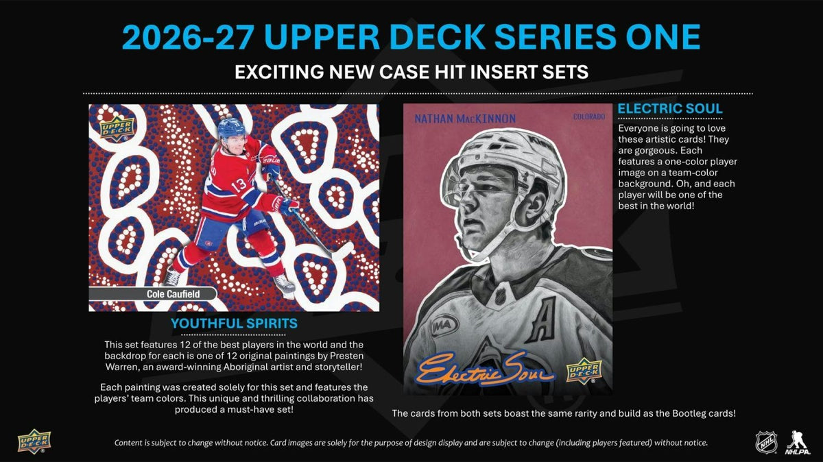 2026-27 Upper Deck Series 1 Hockey Collector's Tin 053334542739 at King Card Canada