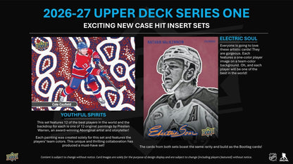 2026-27 Upper Deck Series 1 Hockey Collector's Tin 053334542739 at King Card Canada
