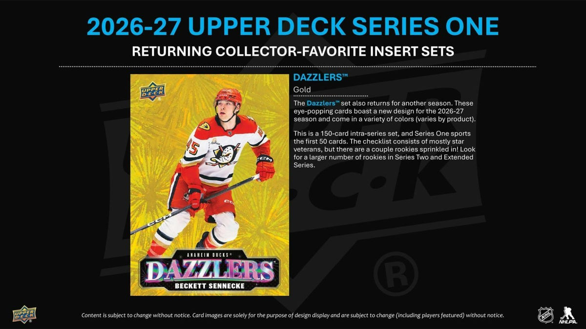 2026-27 Upper Deck Series 1 Hockey Collector's Tin 053334542739 at King Card Canada