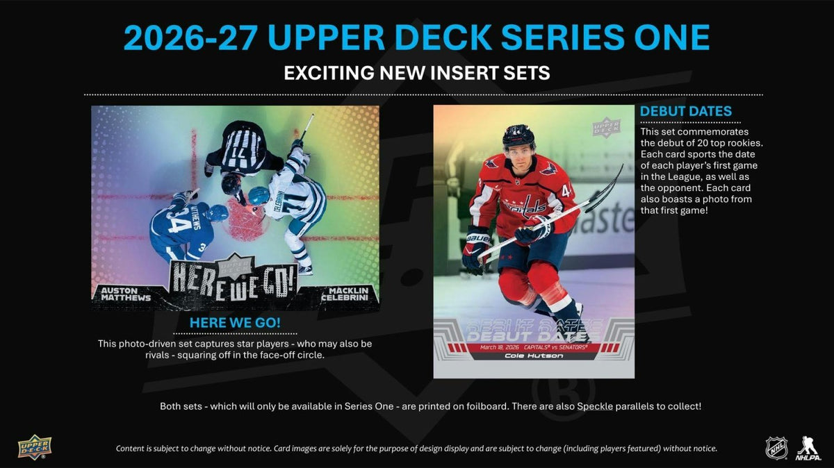 2026-27 Upper Deck Series 1 Hockey Collector's Tin 053334542739 at King Card Canada