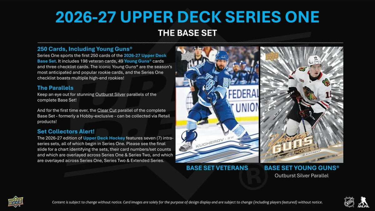 2026-27 Upper Deck Series 1 Hockey Collector's Tin 053334542739 at King Card Canada