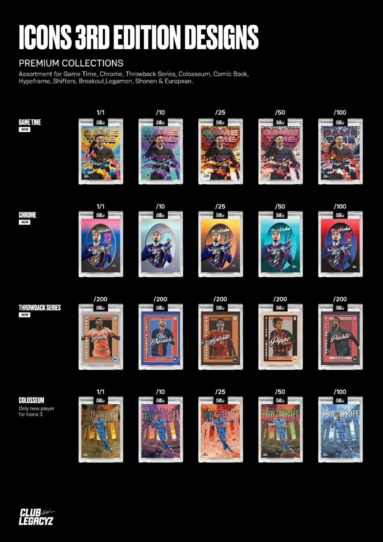 2026 Club Legacyz Icons Soccer 3rd Edition Display Box 3760392237824 at King Card Canada