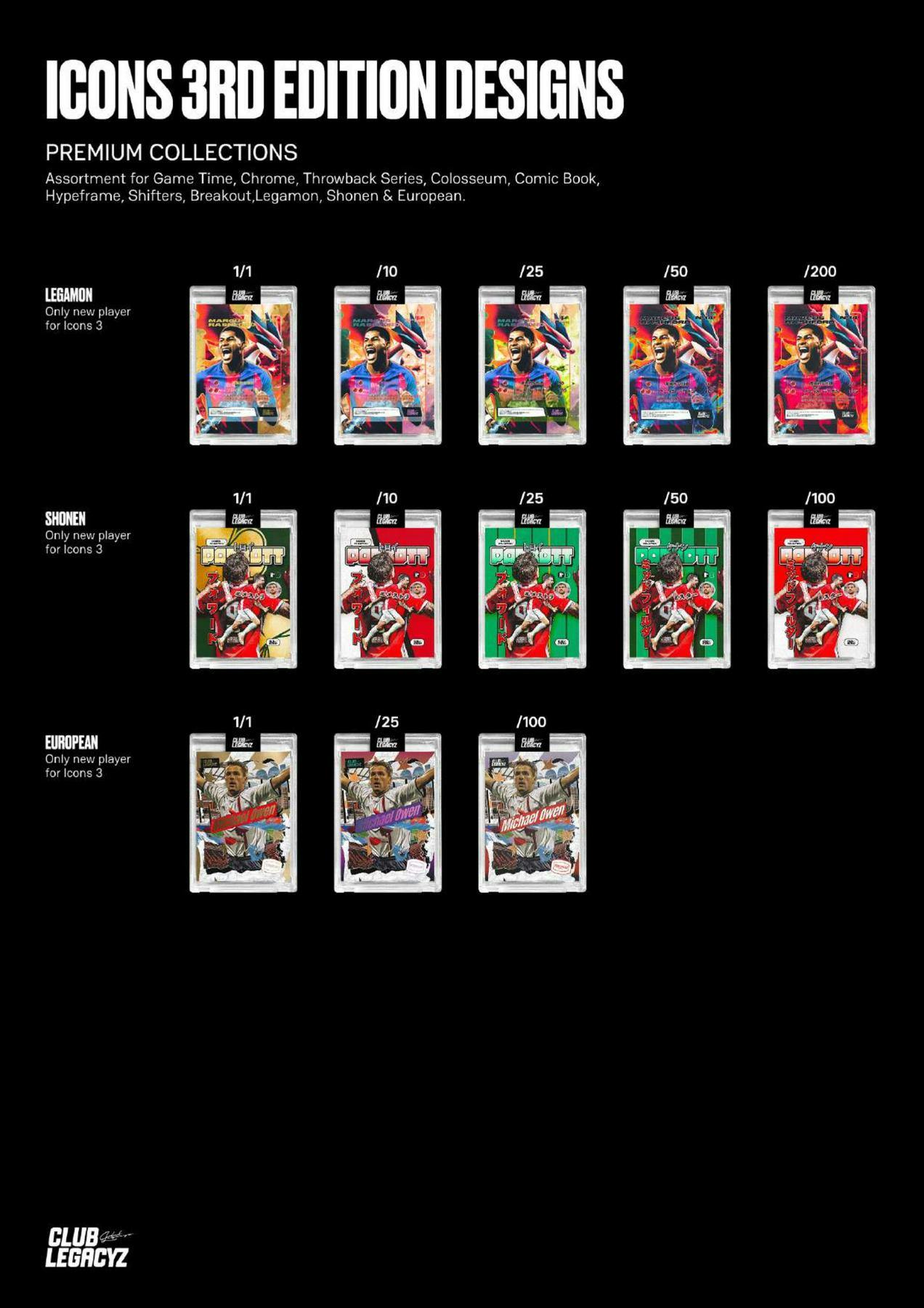 2026 Club Legacyz Icons Soccer 3rd Edition Display Box 3760392237824 at King Card Canada