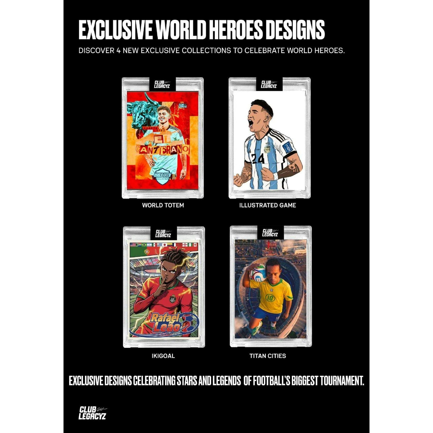 2026 Club Legacyz Icons Soccer 4th Edition Display Box (World Heroes) 850075456024 at King Card Canada