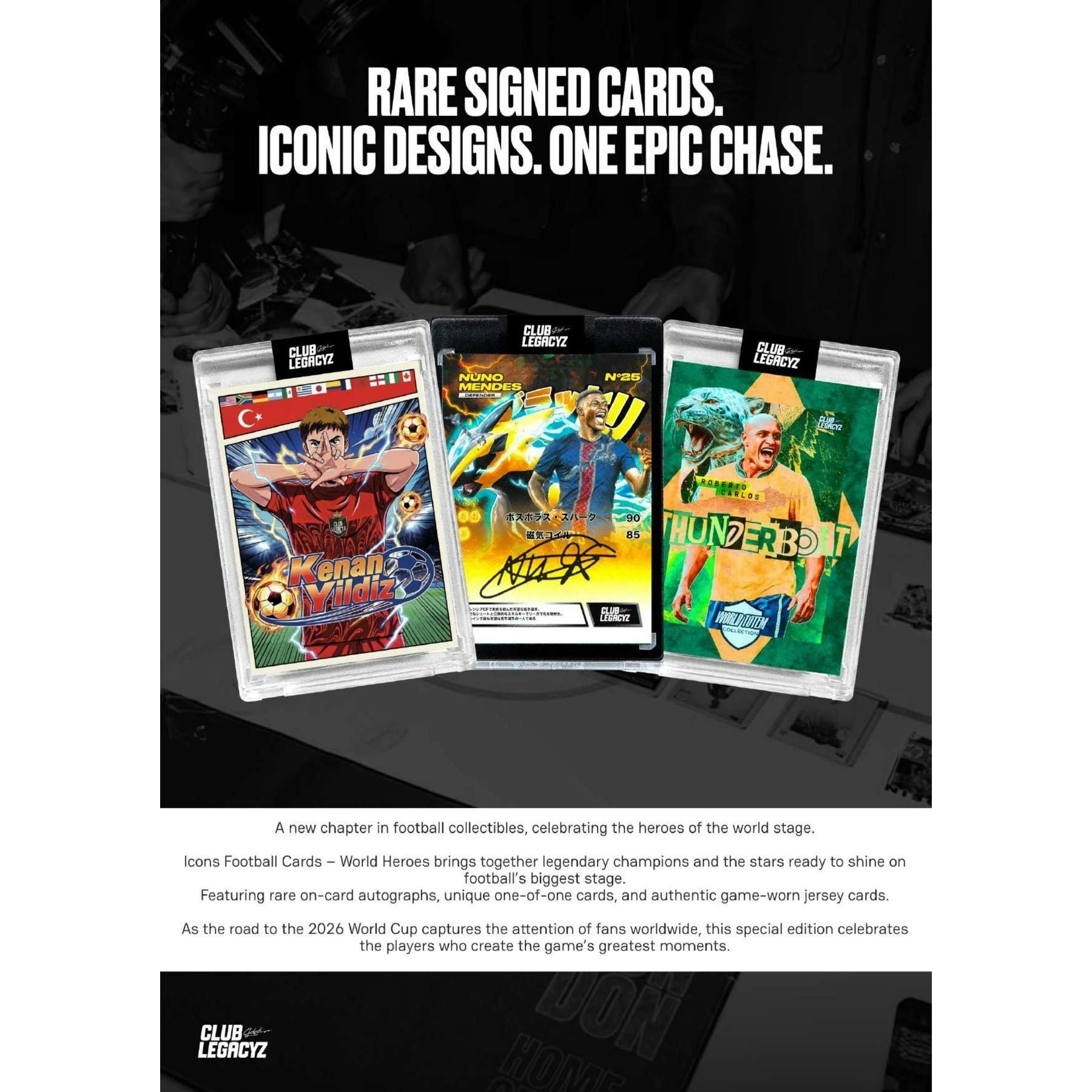 2026 Club Legacyz Icons Soccer 4th Edition Display Box (World Heroes) 850075456024 at King Card Canada