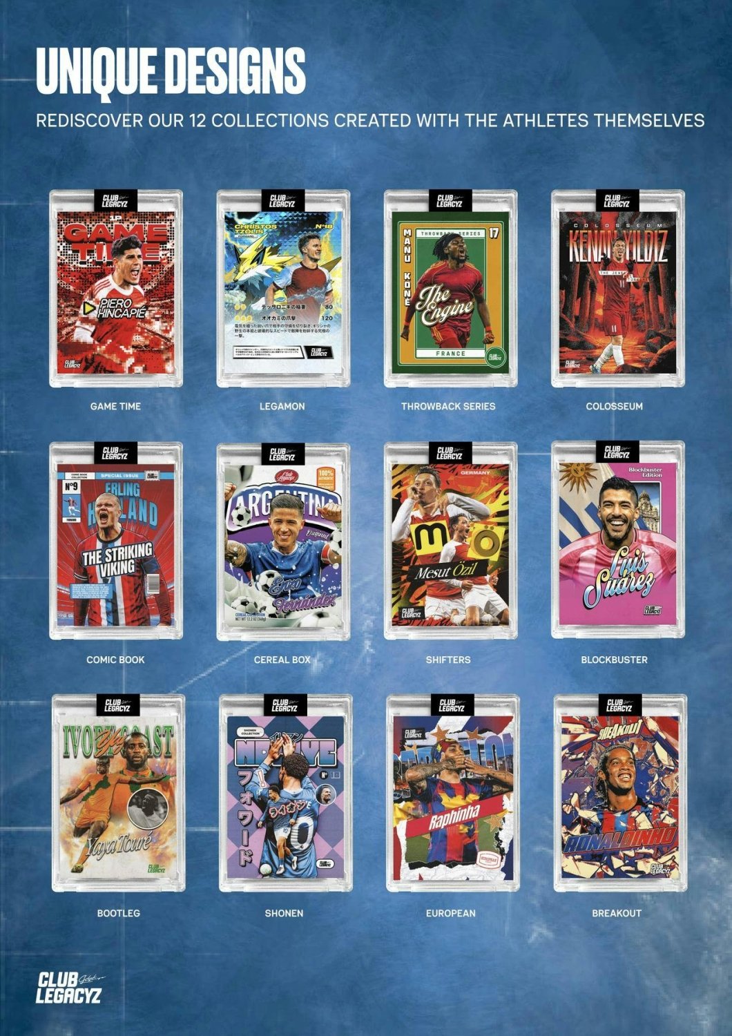 2026 Club Legacyz Icons Soccer 5th Edition Display Box (Back to School) 850075456062 at King Card Canada