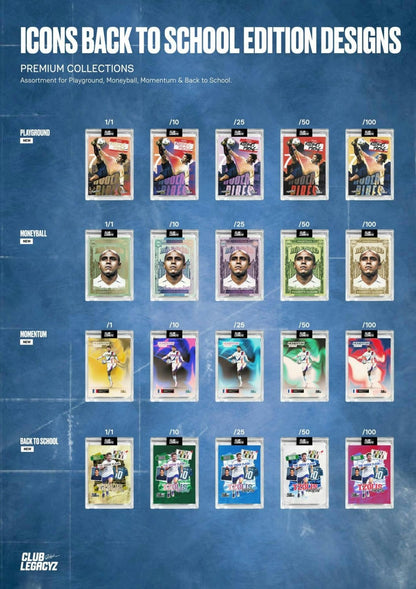 2026 Club Legacyz Icons Soccer 5th Edition Display Box (Back to School) 850075456062 at King Card Canada
