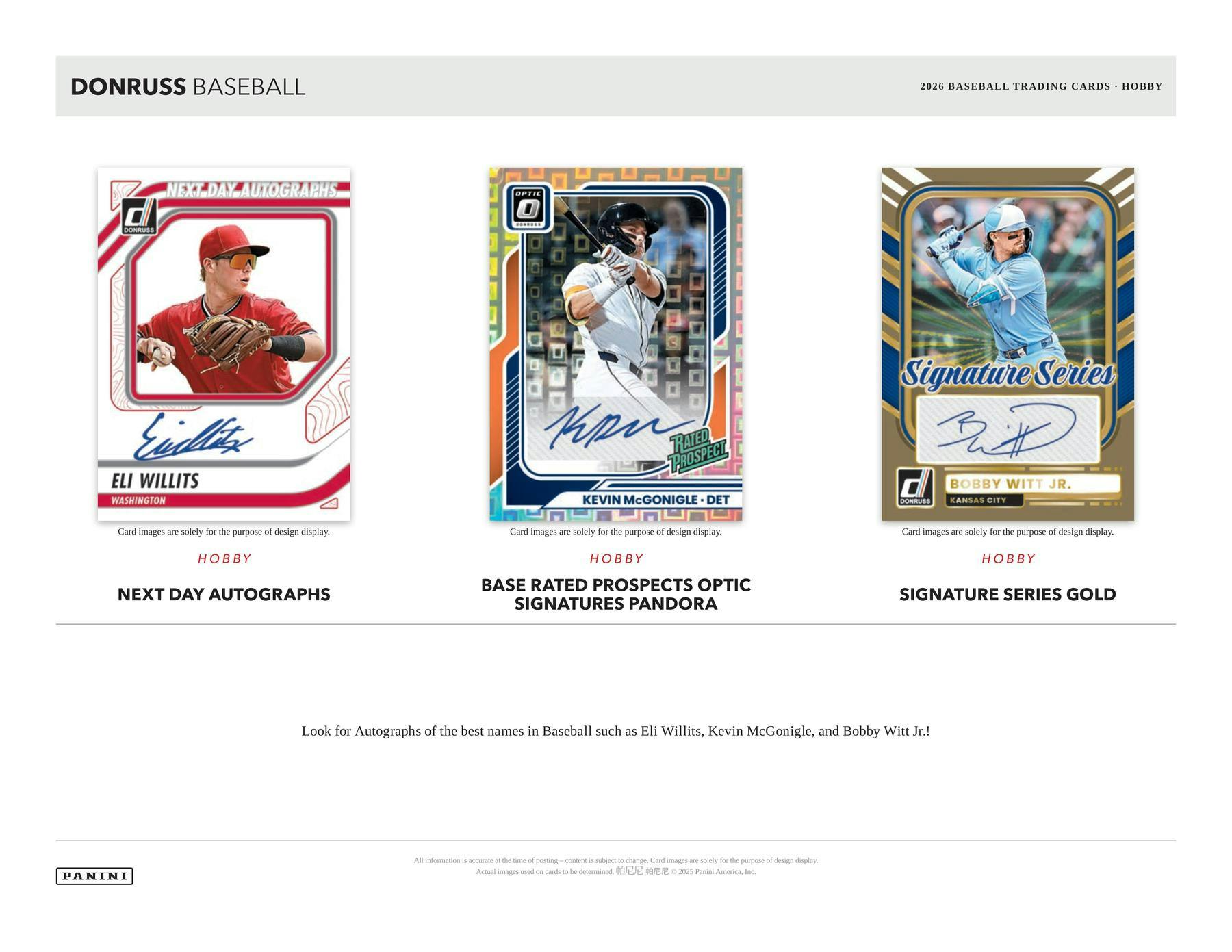 2026 Panini Donruss Baseball Hobby Box 746134196348 at King Card Canada