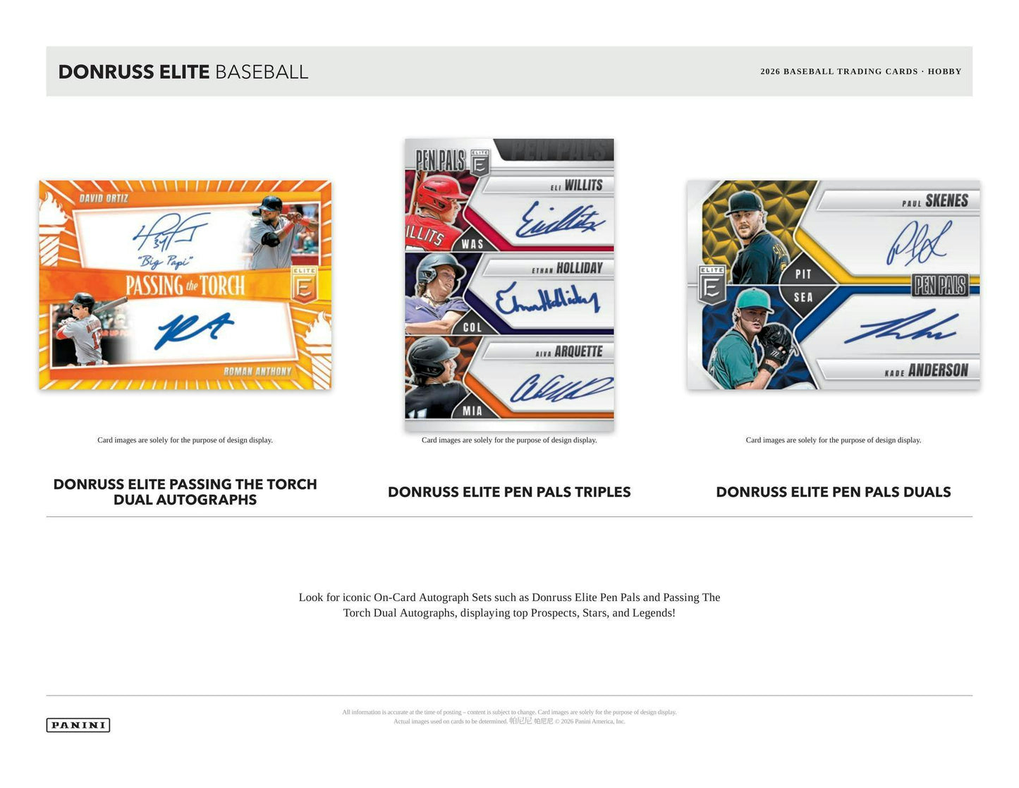 2026 Panini Donruss Elite Baseball Hobby Box 746134203183 at King Card Canada