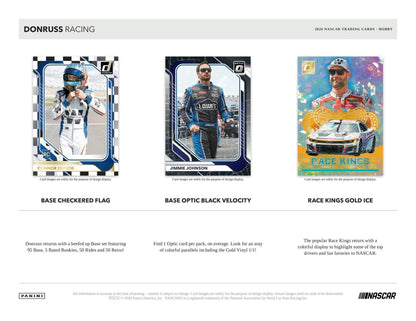 2026 Panini Donruss NASCAR Racing Hobby Box 746134195792 at King Card Canada