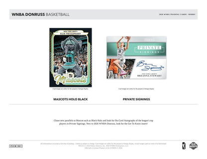 2026 Panini Donruss WNBA Basketball Hobby Box 746134197857 at King Card Canada