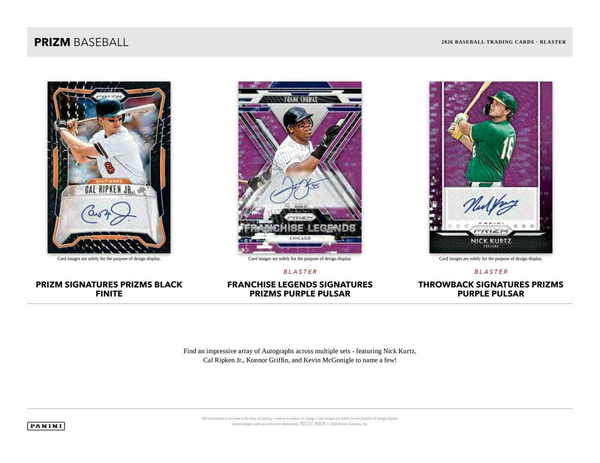 2026 Panini Prizm Baseball Blaster Box 746134198830 at King Card Canada