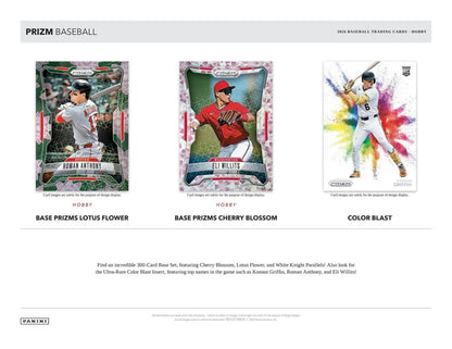 2026 Panini Prizm Baseball Hobby Box 746134198809 at King Card Canada