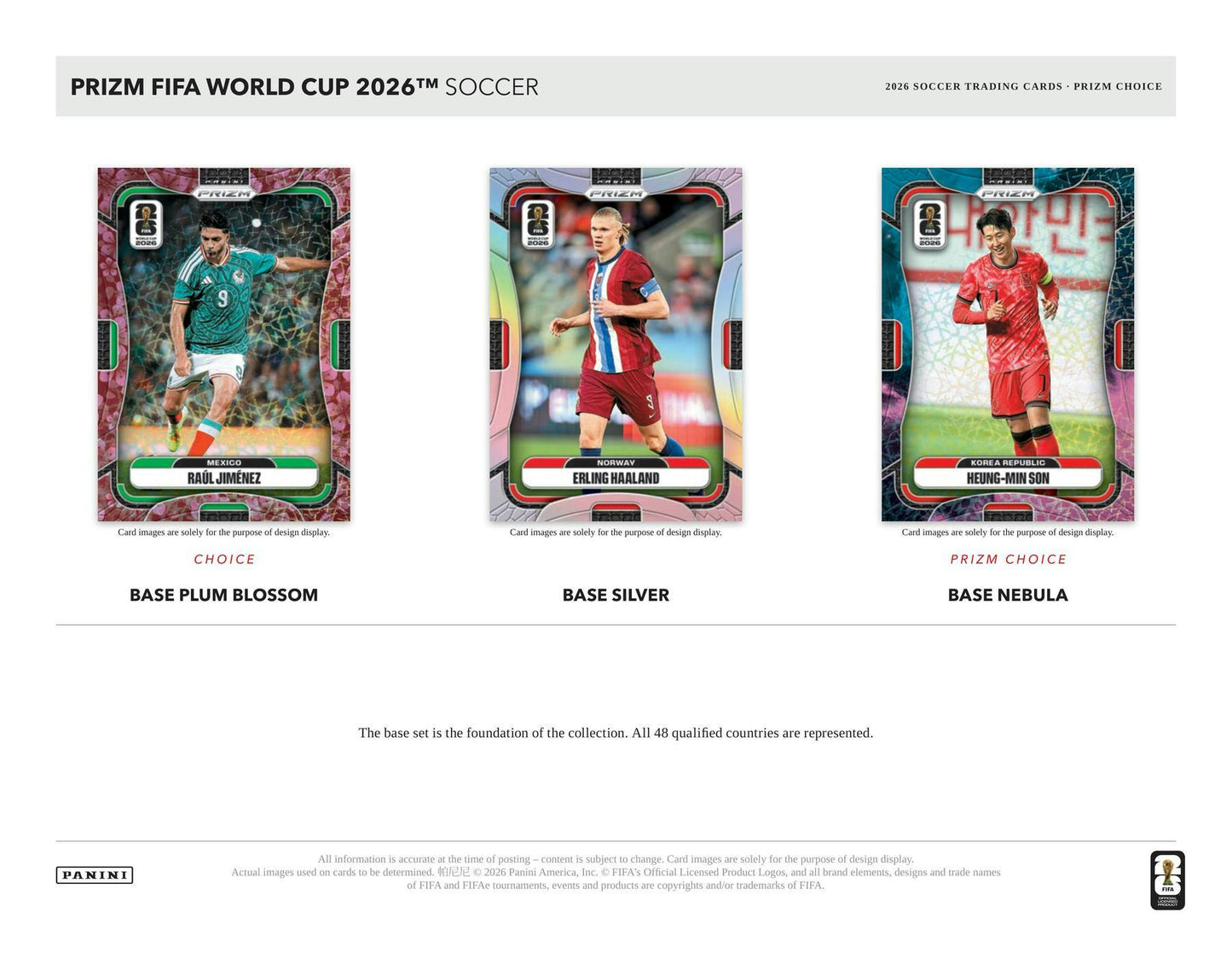 2026 Panini Prizm FIFA World Cup Soccer Choice Box 746134194306 at King Card Canada