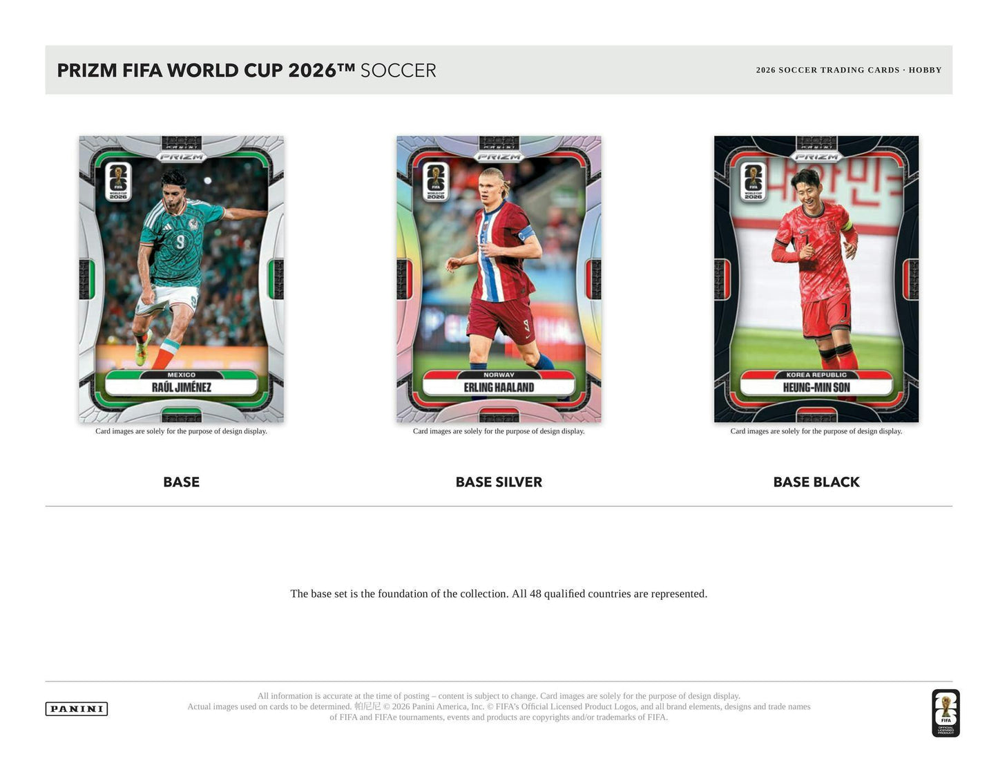 2026 Panini Prizm FIFA World Cup Soccer Hobby Box 7461341942529 at King Card Canada
