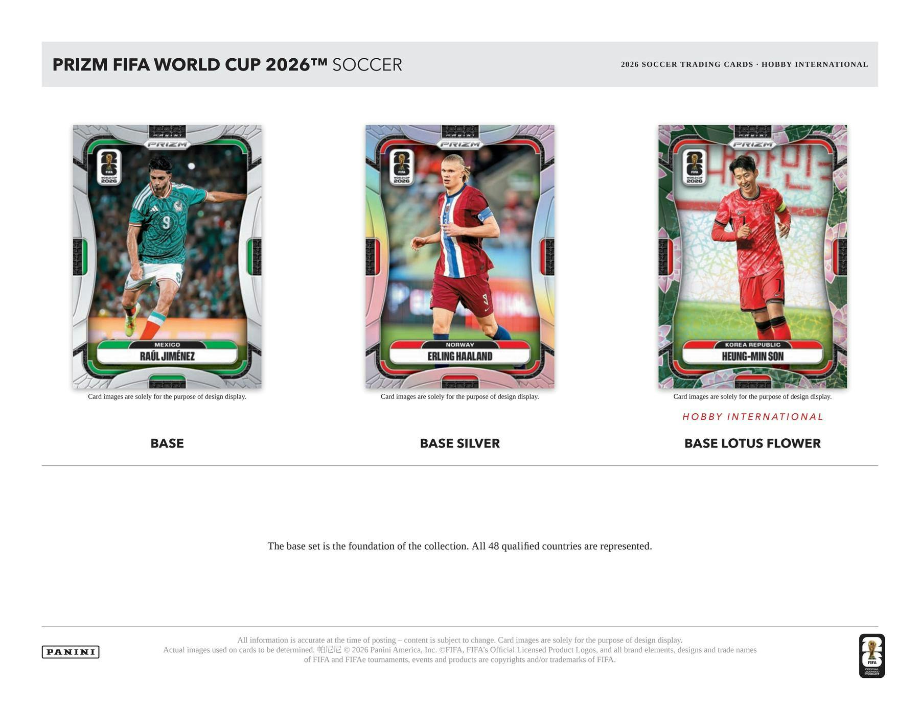 2026 Panini Prizm FIFA World Cup Soccer International Hobby Box 746134194368 at King Card Canada