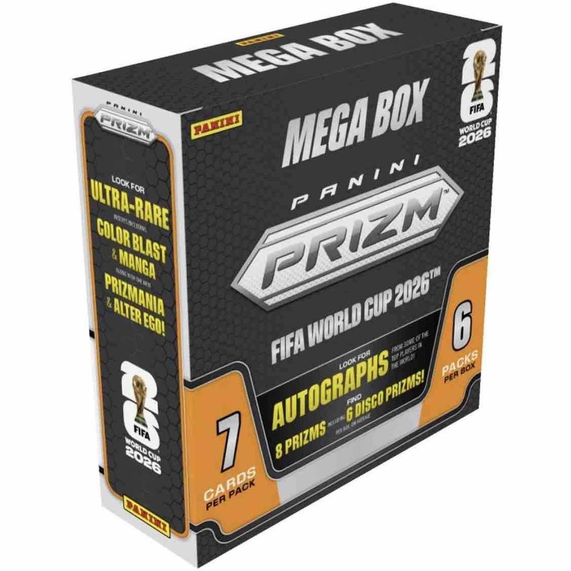 2026 Panini Prizm FIFA World Cup Soccer Mega Box 746134202520 at King Card Canada