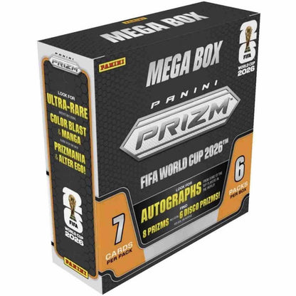 2026 Panini Prizm FIFA World Cup Soccer Mega Box 746134202520 at King Card Canada