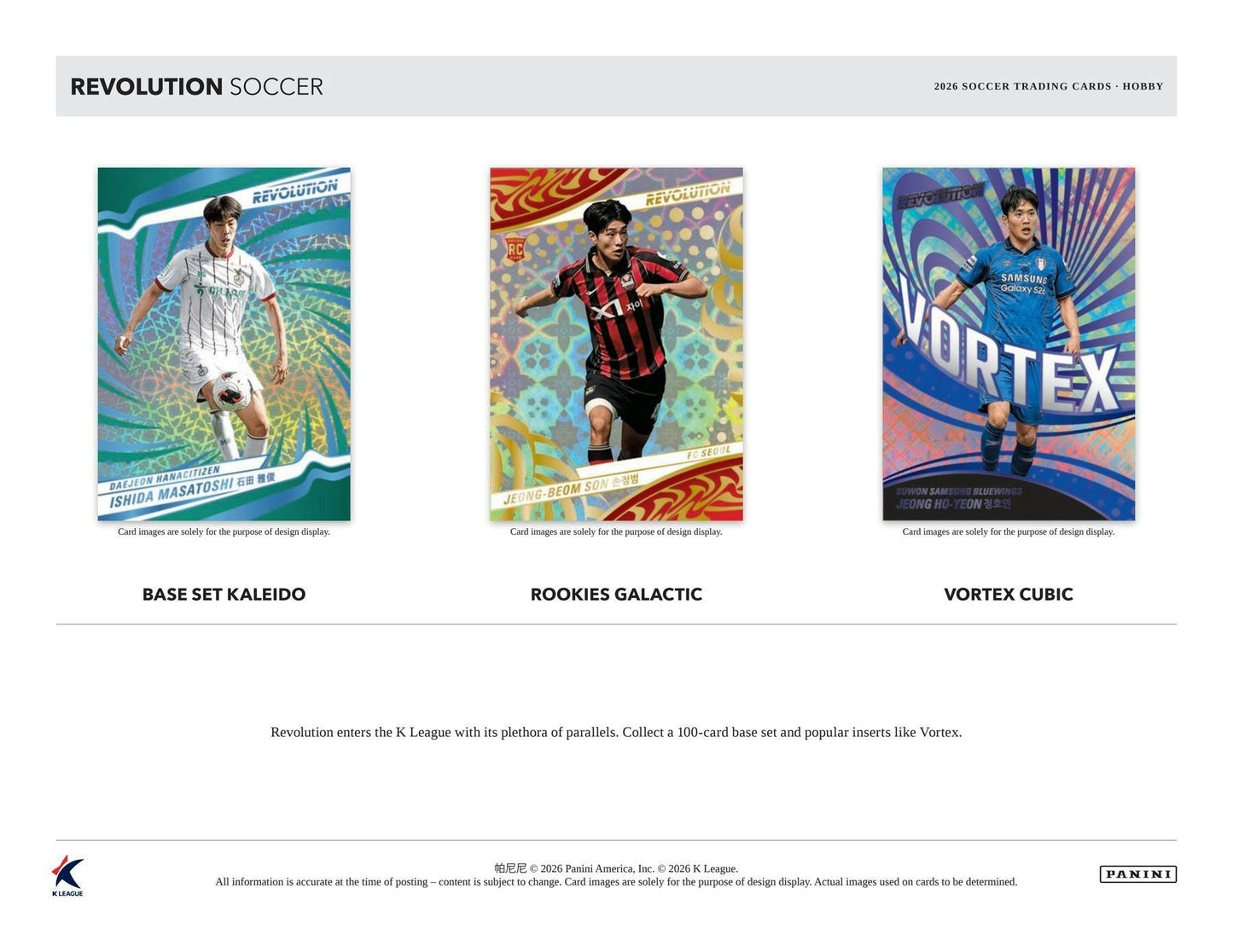 2026 Panini Revolution K League Soccer Hobby Box 746134193538 at King Card Canada
