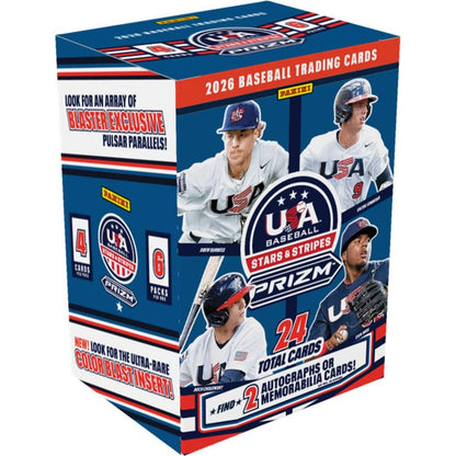 2026 Panini Stars & Stripes Prizm Baseball Blaster Box 746134196195 at King Card Canada
