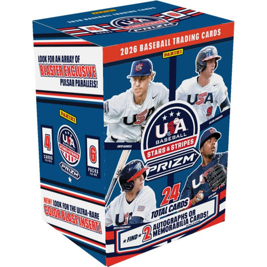 2026 Panini Stars & Stripes Prizm Baseball Blaster Box 746134196195 at King Card Canada