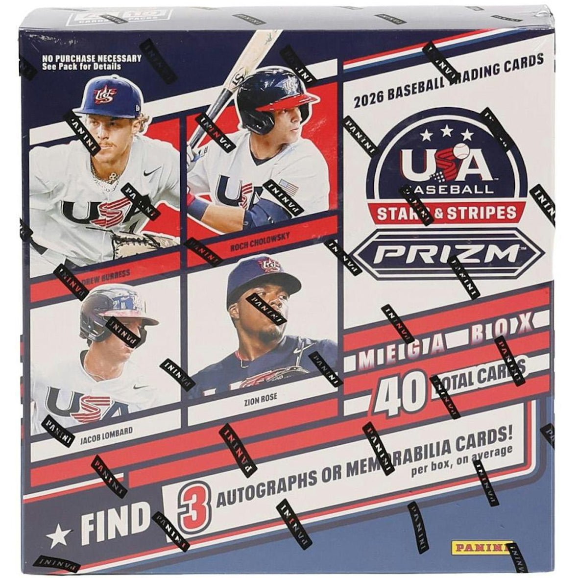 2026 Panini Stars & Stripes Prizm Baseball Mega Box 746134196225 at King Card Canada