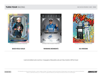 2026 Panini Turn Four NASCAR Racing Hobby Box 746134197611 at King Card Canada
