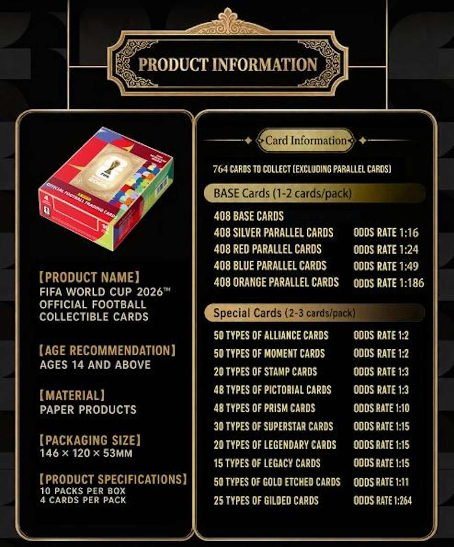 2026 Panini x Kayou FIFA World Cup Soccer Standard Hobby Box 8051708037999 at King Card Canada