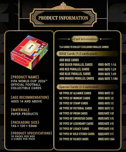 2026 Panini x Kayou FIFA World Cup Soccer Standard Hobby Box 8051708037999 at King Card Canada