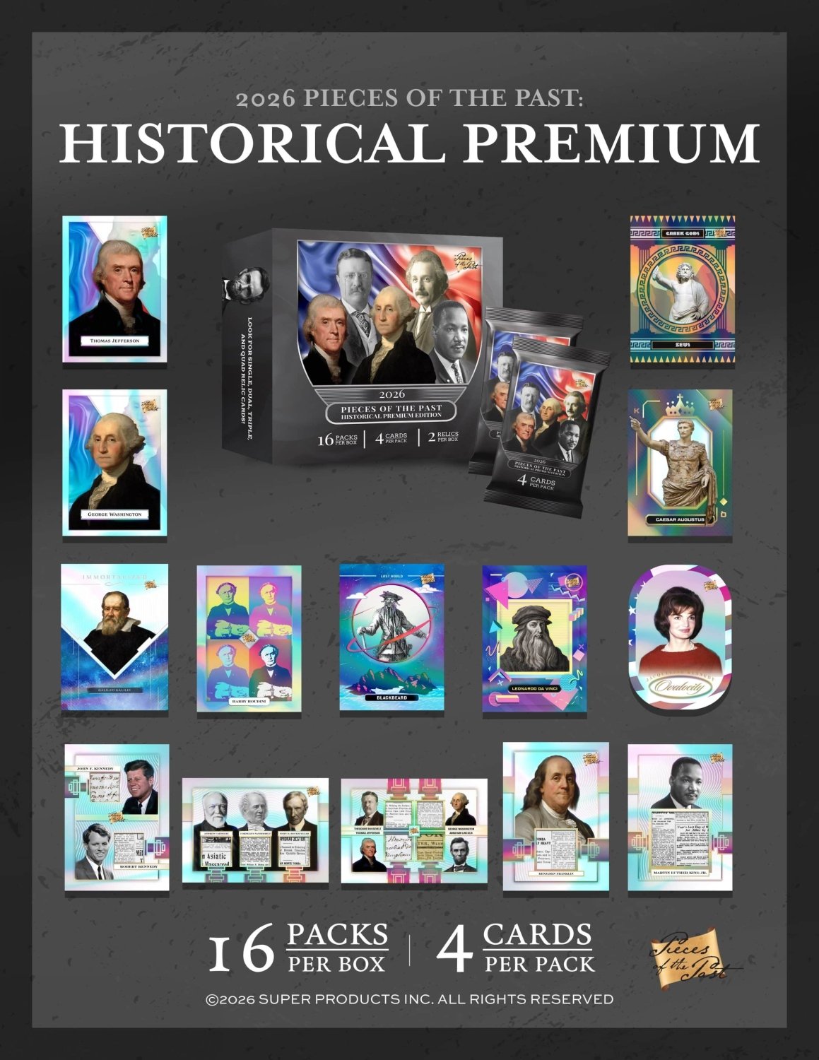 2026 Pieces of the Past Historical Premium Edition Hobby Box 810216480462 at King Card Canada