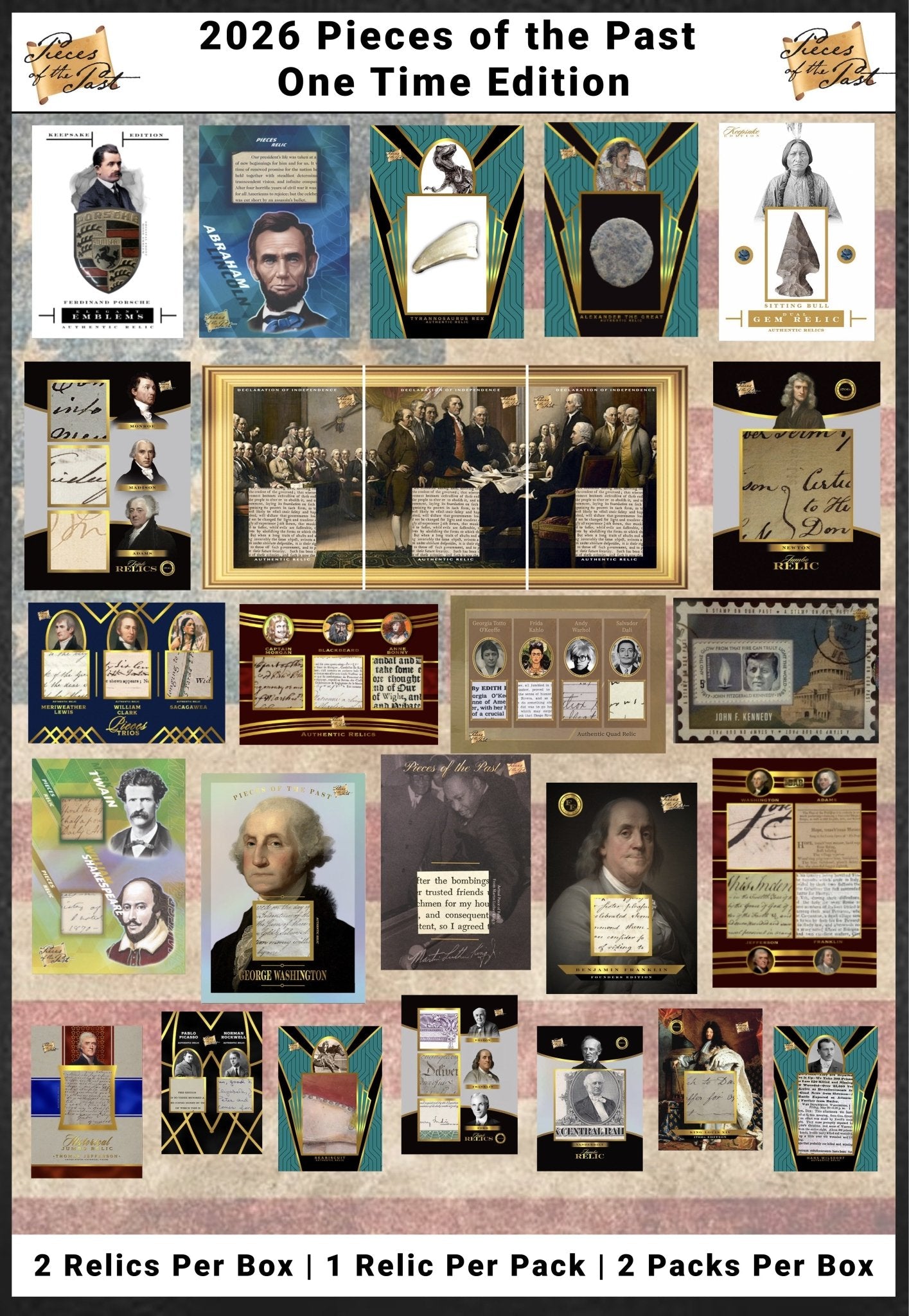 2026 Pieces of the Past One Time Series 1 Edition Hobby Box 810216482589 at King Card Canada