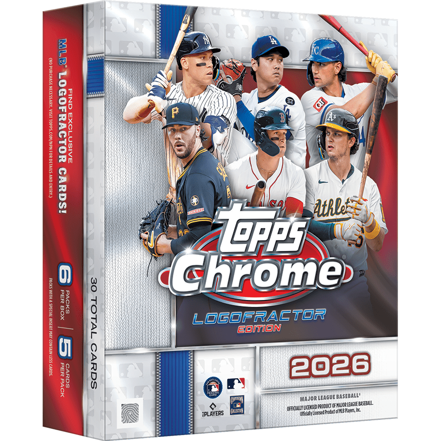 2026 Topps Chrome Baseball Logofractor Edition 887521159666 at King Card Canada