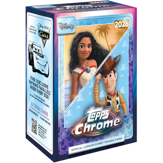 2026 Topps Chrome Disney Blaster Value Box 887521157617 at King Card Canada