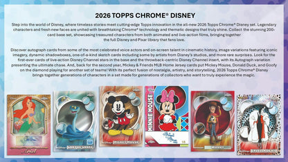 2026 Topps Chrome Disney Blaster Value Box 887521157617 at King Card Canada